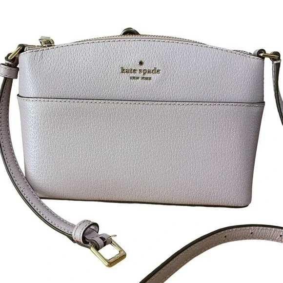Kate Spade Lavender Mist Grove Street Millie Crossbody Purse Bag Leather - Picture 3 of 16